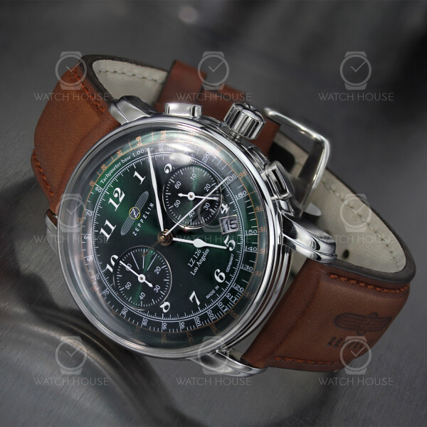 Zeppelin LZ126 Los Angeles 7614-4 Chronograph Tiefgrün