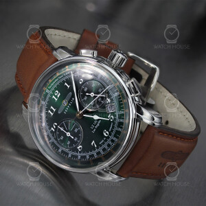 Zeppelin LZ126 Los Angeles 7614-4 Chronograph Tiefgrün
