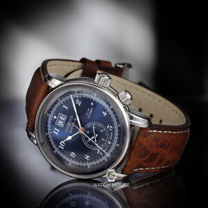 Zeppelin LZ126 Los Angeles 8644-3 Dual Time Mens Wristwatch