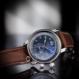 Zeppelin LZ126 Los Angeles 8644-3 Dual Time Mens Wristwatch