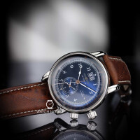Zeppelin LZ126 Los Angeles 8644-3 Dual Time Mens Wristwatch