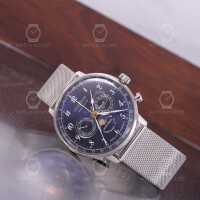 Zeppelin LZ129 Hindenburg Mondphase 7036M-3 Herren Bauhaus Uhr