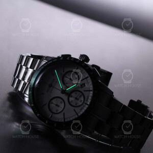 Zeppelin New York 8878MB-4 Silber-Smaragd 6S20 Chronograph
