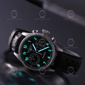 Bauhaus Aviation 2770-3 / Tornado Chronograph 6S21 Blau