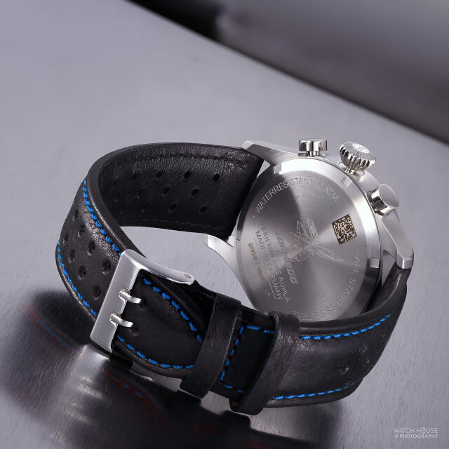 Bauhaus Aviation 2770-3 / Tornado Chronograph 6S21 Blau