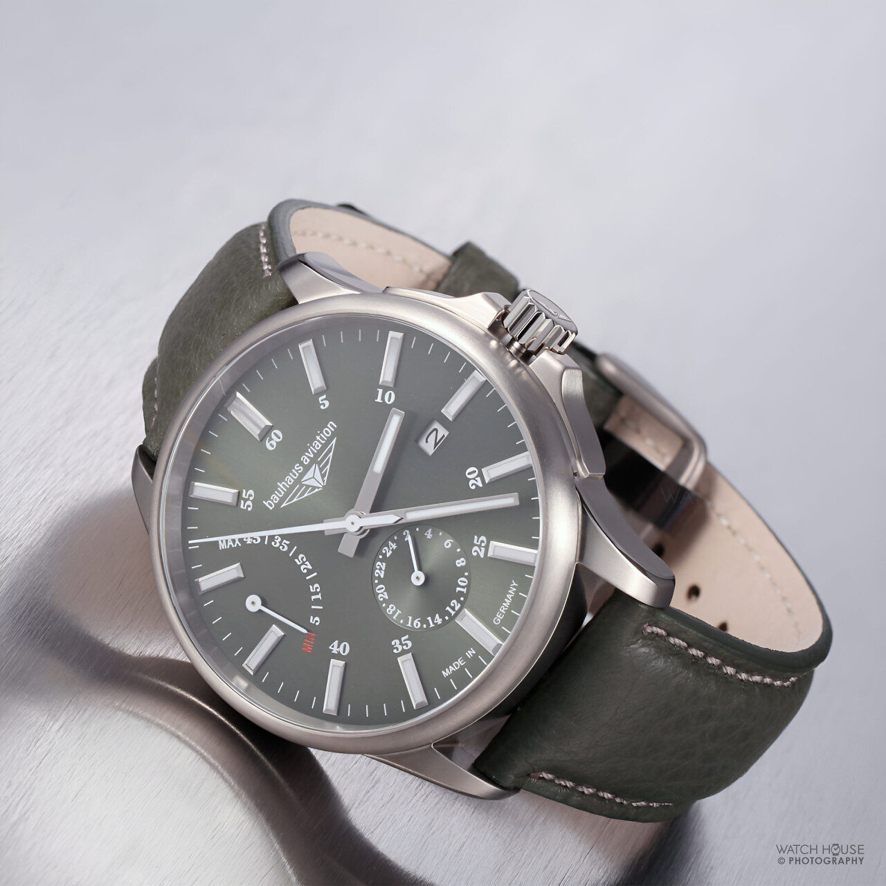 Bauhaus Aviation 2860-4 Titan Flieger Automatikuhr