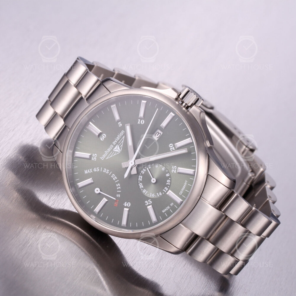 Bauhaus Aviation 2860M-4 Titan Flieger Automatikuhr