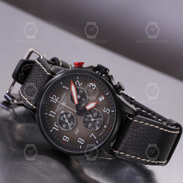 Bauhaus Aviation 2886-1 GMT Flieger Chronograph