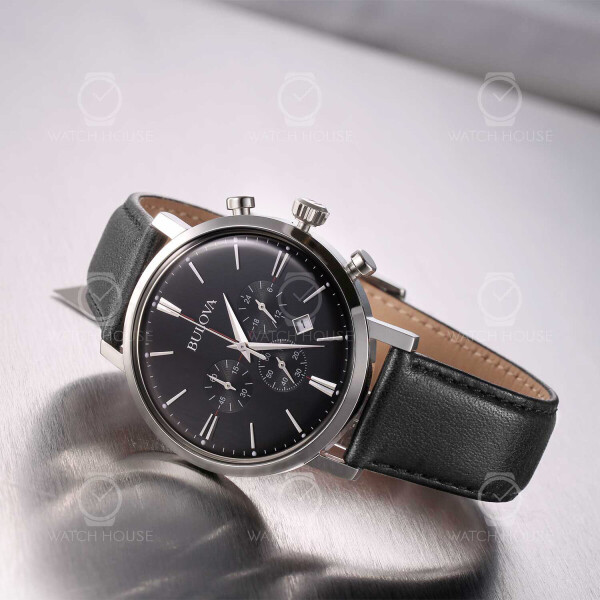 Bulova 96B262 Aerojet schwarzer Herren Chronograph