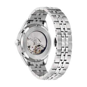 Bulova 96B425 Sutton mens automatic watch in steel blue