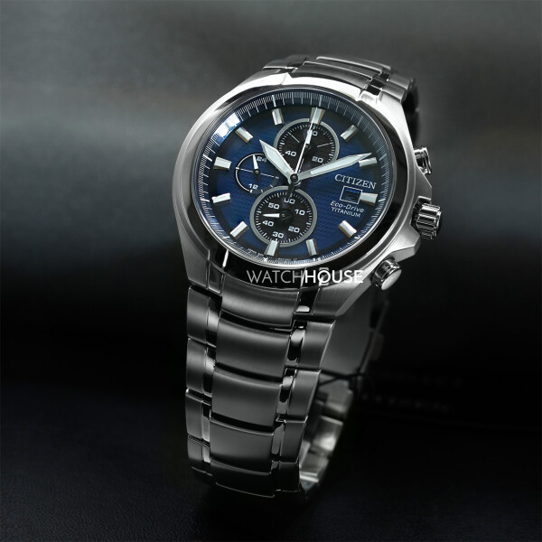 Men\'s Citizen Chronograph Wristwatch Titanium CA0700-86L Super
