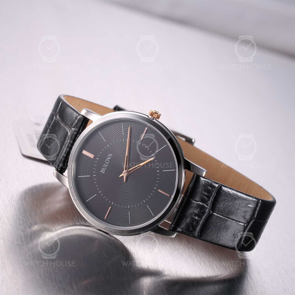 Bulova 98A167 American Clipper ultraflache Herren Quartzuhr