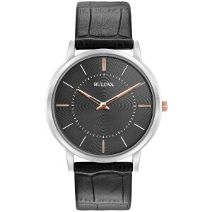 Bulova 98A167 American Clipper ultraflache Herren Quartzuhr