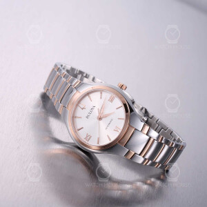 Bulova 98L313 Sutton ladies automatic watch in bicolor...