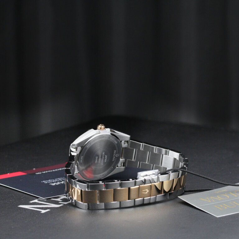 Bulova 98P207 Ladies Quartz Watch Surveyor Bicolor