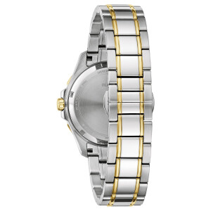 Bulova 98P227 Marine Star Damenuhr mit 8 Diamanten in Bicolor-Perlmutt