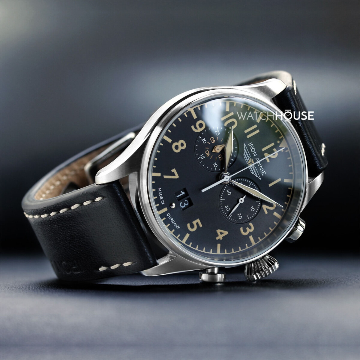 Iron Annie Flight Control 5186-2 Men's Wristwatch Chronograph