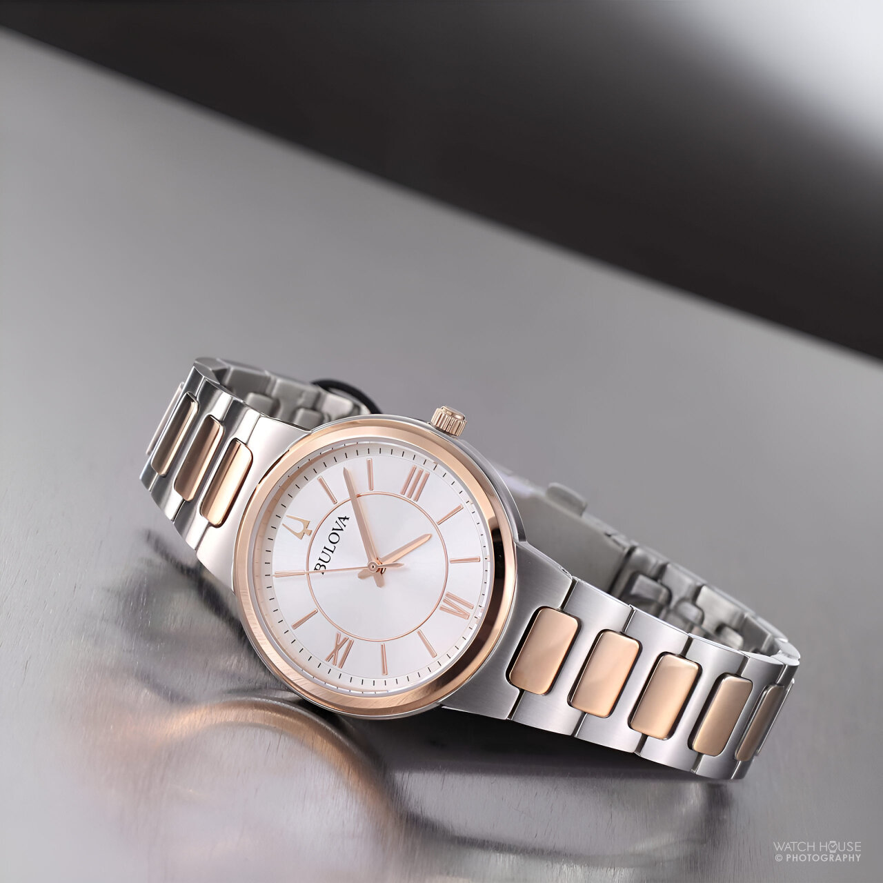 Bulova Classic Collection Ladies Watch 98L327 Bicolor-Silver