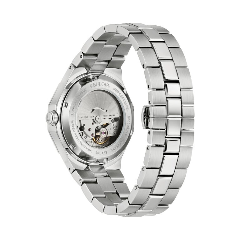 Bulova Classic Oktagon Automatikuhr 96B462 Hellblau