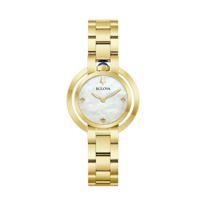 Bulova Classic Rubaiyat Damenuhr 97L181 Weiß-Perlmutt