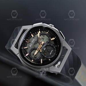 Bulova Curv 98A162 Gents Chronograph 262 kHz Titanium