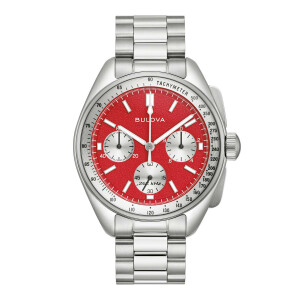 Bulova Lunar Pilot Chronograph 96K115 Rot