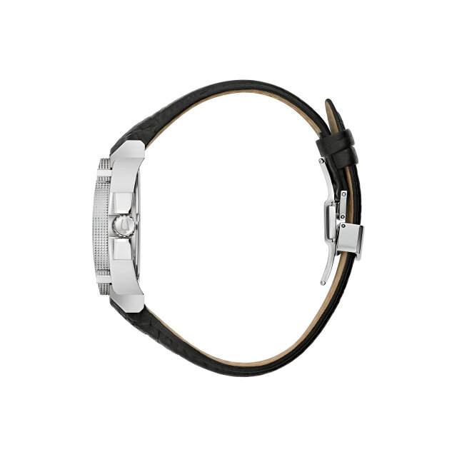 Bulova Luxury Icon 96B416 Lederband-Carbon