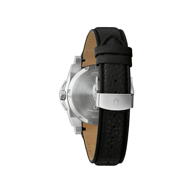Bulova Luxury Icon 96B416 Lederband-Carbon