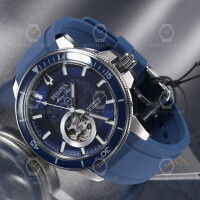 Bulova Marine Star 96A303 Skelettierte Automatikuhr mit transparentem Zifferblatt