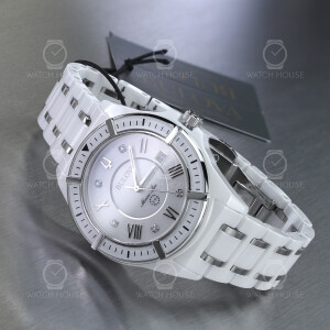 Bulova Marine Star 98P172 Damenuhr aus Stahl / Keramik...