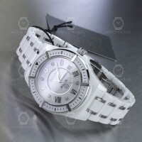 Bulova Marine Star 98P172 Damenuhr aus Stahl / Keramik und 5 Diamanten