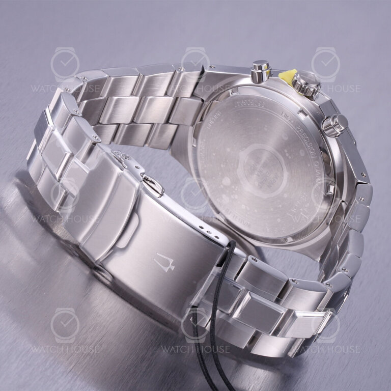 Bulova Misc Klassic Chronograph 96B408 Stahl-Weiß