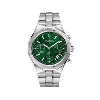 Bulova Misc Klassic Chronograph 96B409 Stahl-Grün