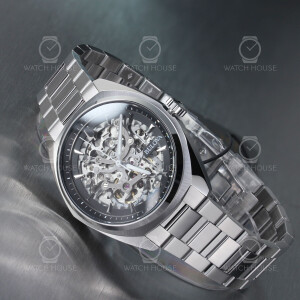 Bulova Old Classic Skelettierte Automatik Herrenuhr 96A293 Schwarz