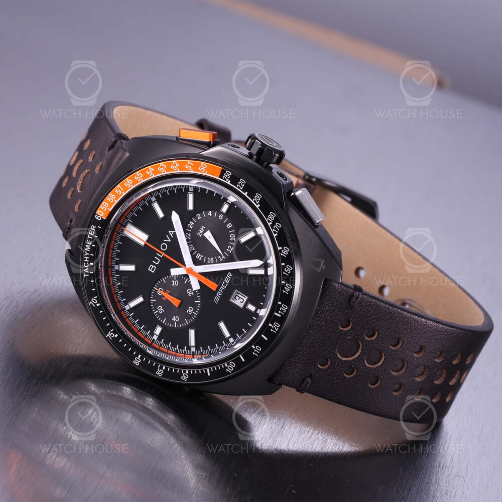 Bulova Racer Chronograph 96B428 performance Collection Black