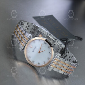 Bulova Regatta 98P192 Two-Tone Rose Gold and 11 Diamond...
