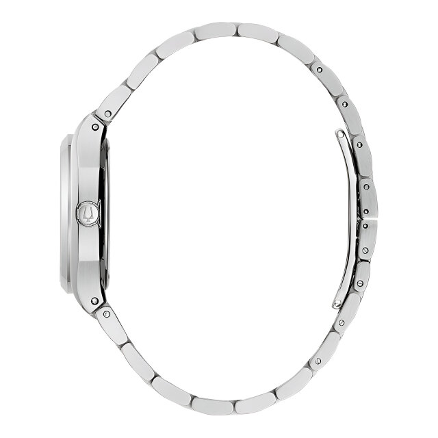 Bulova Surveyor Perlmutt 11 Diamanten 96P243 Zartblau
