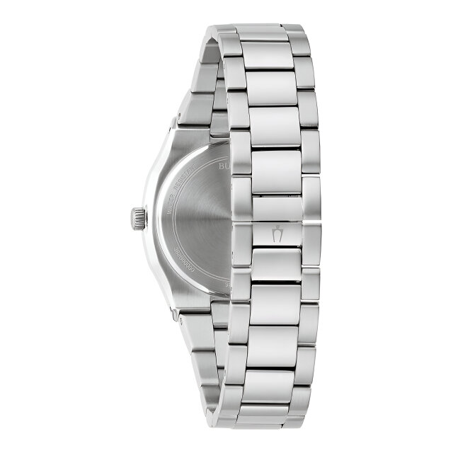 Bulova Surveyor Perlmutt 11 Diamanten 96P243 Zartblau