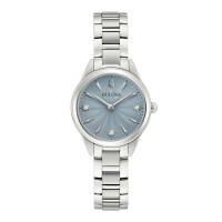 Bulova Sutton 96P255 Ladies Classic Collection in gray blue