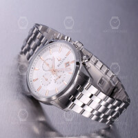 Bulova Sutton Klassische Herrenuhr 96B411 Stahl-Rosé