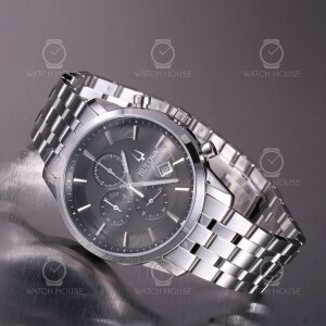 Bulova Sutton Classic Mens Watch 96B412 Steel/Black