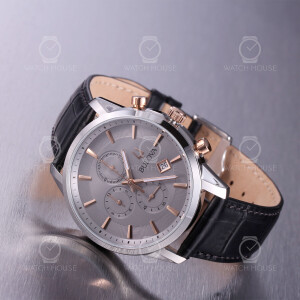 Bulova Sutton Klassische Herrenuhr 98B409 Grau-Rosé