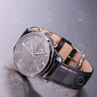 Bulova Sutton Klassische Herrenuhr 98B409 Grau-Rosé