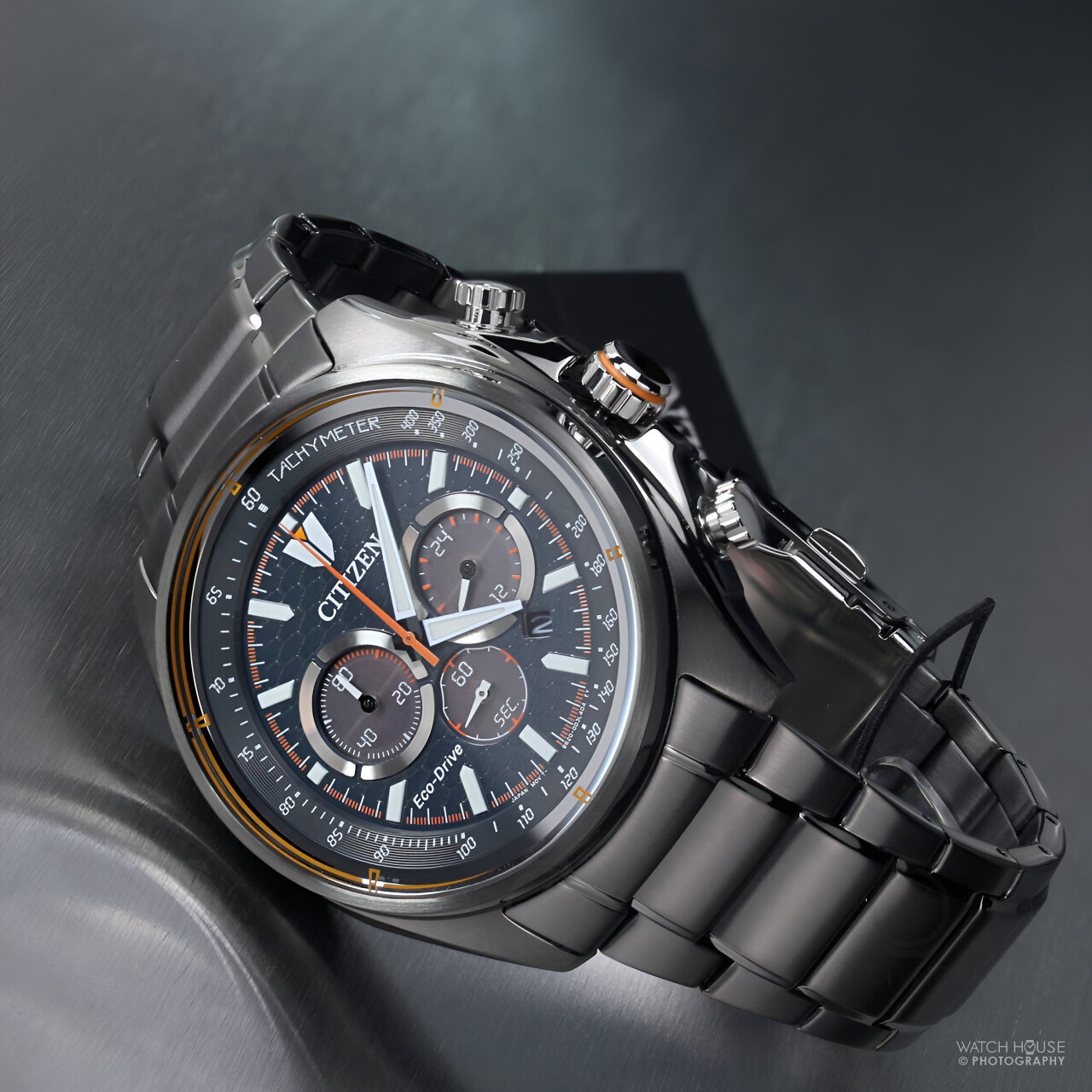 Citizen B620 XL Eco Drive Chrono Herren Chronograph CA4567-82H Gun