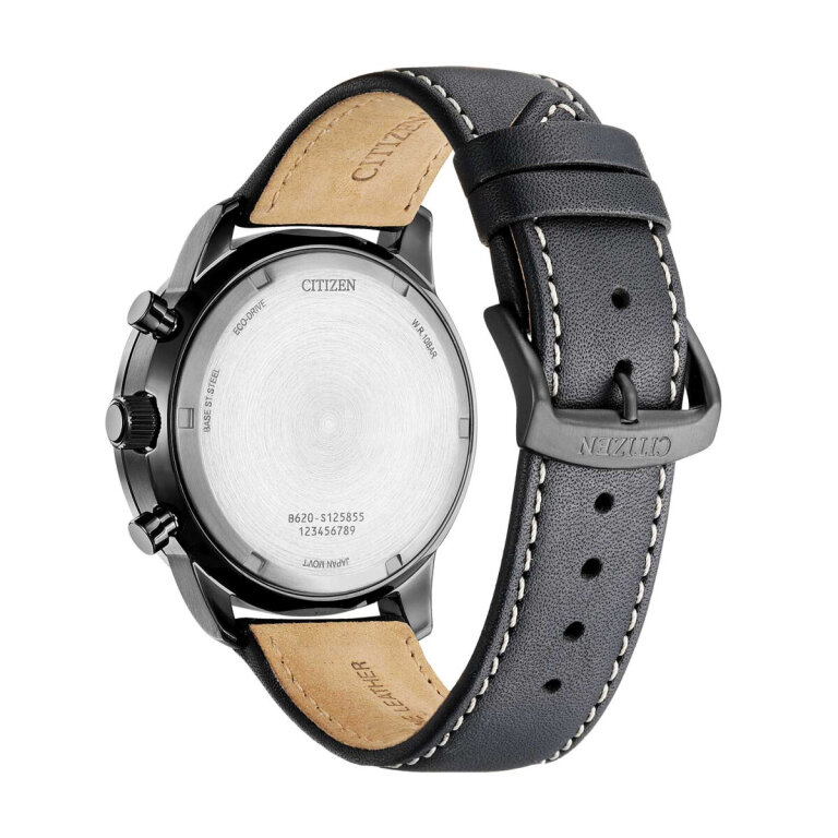 Citizen CA4505-21X Eco-Drive Telemeter-Chronograph in Anthrazit-Mint