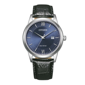 Citizen Classic flat Eco-Drive mens watch AW1780-17L Blue
