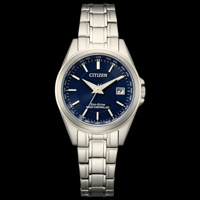 Citizen ladies radio controlled watch EC1180-81L Worldtimer with perpetual calendar
