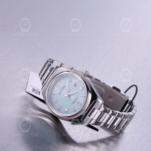 Citizen Womens Super Titanium Watch with Diamonds EW2601-81M Pastel Blue