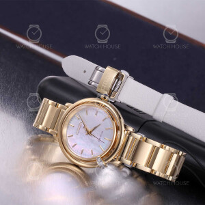 Citizen Elegance L EM1092-64D Damenuhr Eco-Drive Perlmutt