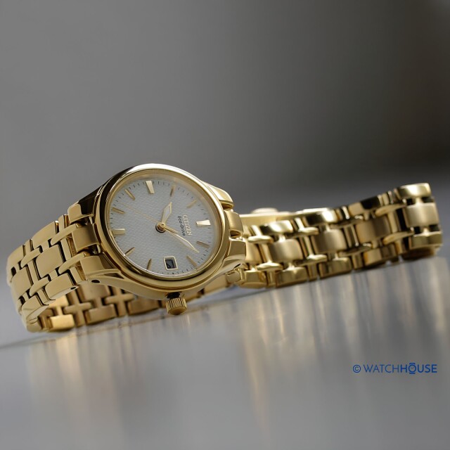 Citizen Elegant Eco Drive Womens Watch EW1262-55P Gold